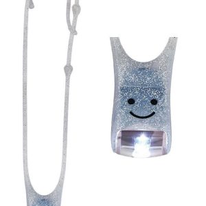 Moses – verstelbaar kinderleeslampje zilver glitter