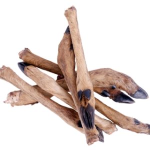 Petsnack reeenpoot met haar