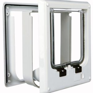 Trixie 4-weg kattenluik elektromagnetisch wit