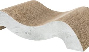 Trixie krabmat karton xxl golf grijs