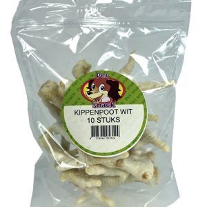 Petsnack kippenpoten wit
