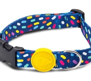 Morso halsband hond gerecycled color invaders paars