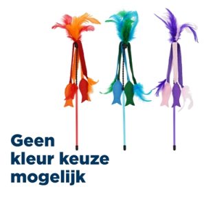 Happy pet tabby patch kattenhengel vis vilt assorti