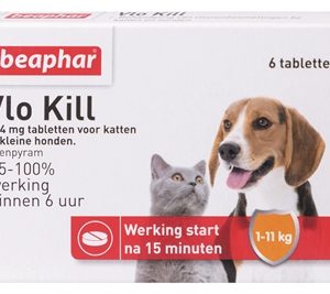 Beaphar vlo kill+ kleine hond / kat tot 11 kg