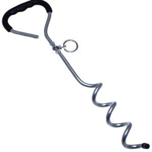 Petgear tie out stake aanlegspiraal