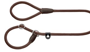 Hunter retrieverlijn met stop freestyle bruin