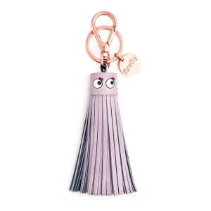Firefly - Lilac Eyes- reflector – zachte kwastjes- reflecterende hanger
