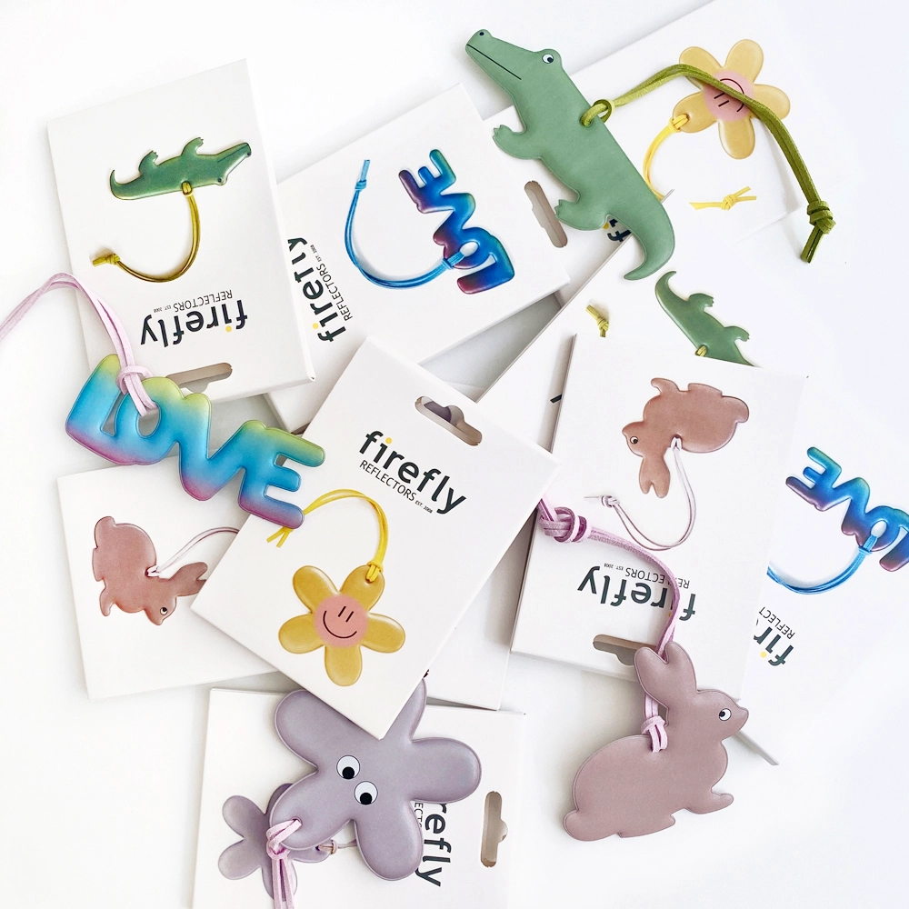 Firefly - Love- reflector – reflecterende hanger – zachte vorm - Afbeelding 4