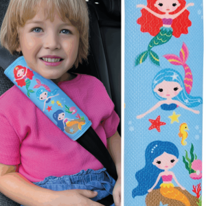 Gordelbeschermer autostoel kind – zeemeermin – 2 stuks