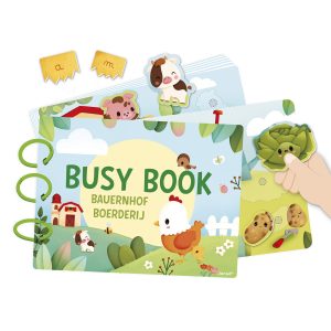 Janod boerderij busy book – doeboek – 22 pagina’s