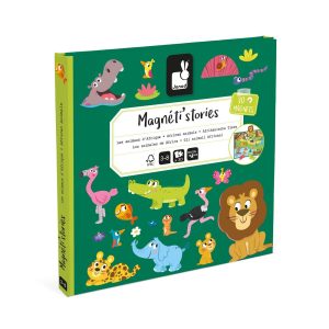 Janod magneti stories magneetboek Afrikaanse dieren – 30 stuks – 3+