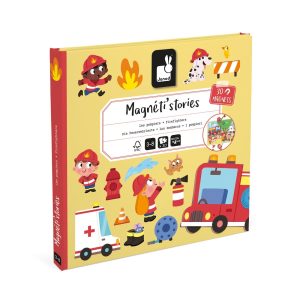 Janod magneti stories magneetboek brandweer- 30 stuks – 3+