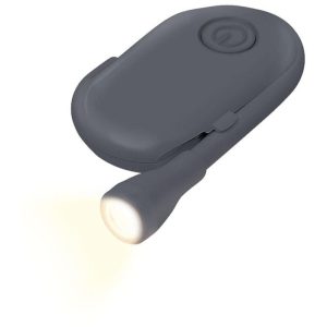 Libri x Mini Leeslamp met klem – USB‑oplaadbaar  –  antraciet