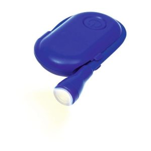 Libri x Mini Leeslamp met klem – USB‑oplaadbaar  –  blauw