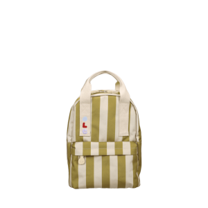 Ole rugzak stripes vanilla seaweed – rPET – 30 cm