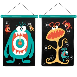 Scratch europe – magnetische dartspel tweezijdig monsters 5+
