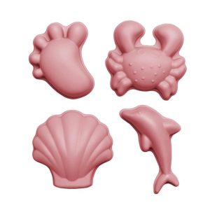 Scrunch zandvormpjes oud roze