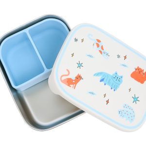 The Cotton Cloud – RVS lunchbox meowtiful cats