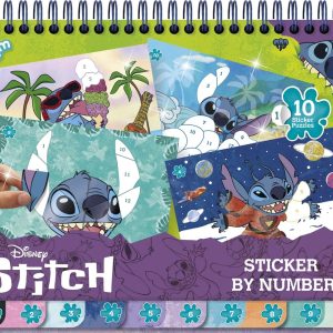 Totum – Stitch activiteitenboek- stickeren op nummer