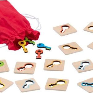 Goki houten memory sleutels