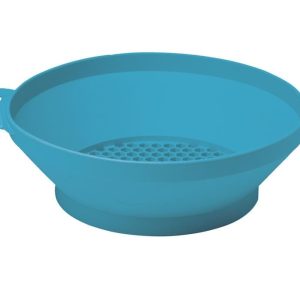 Scrunch – flexibele zeef petroleumblauw