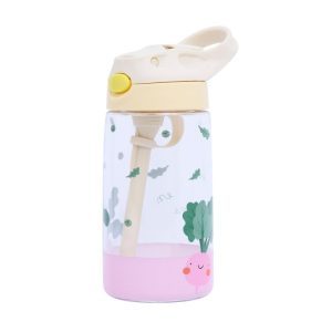 The Cotton Cloud tritan drinkfles met rietje- veggie- 480 ml
